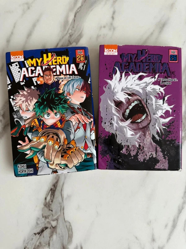 Lot 2 Mangas My Hero Academia Tomes 25 et 26- Kohei Horikoshi