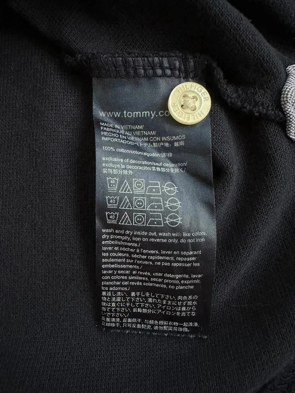 Authentique polo homme 👕 Tommy Hilfiger bleu marine taille L – Tommy Hilfiger – taille L 5