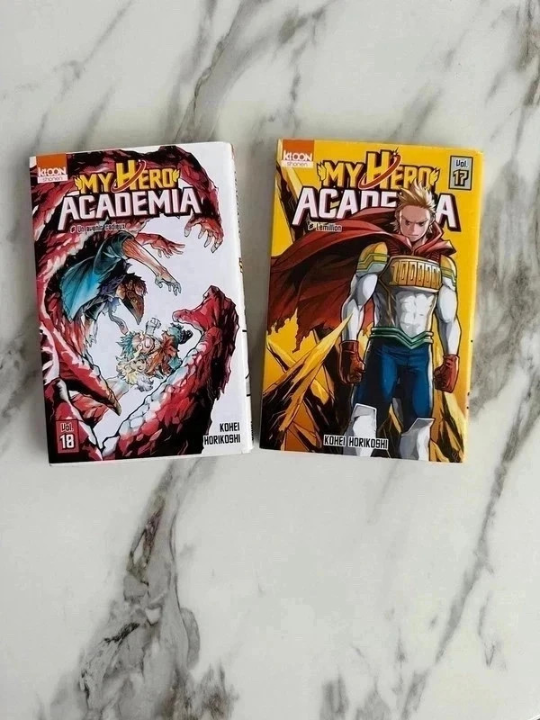 Lot 2 Manga My Hero Academia Vol 17 et 18 Kohei Horikoshi en très bon état