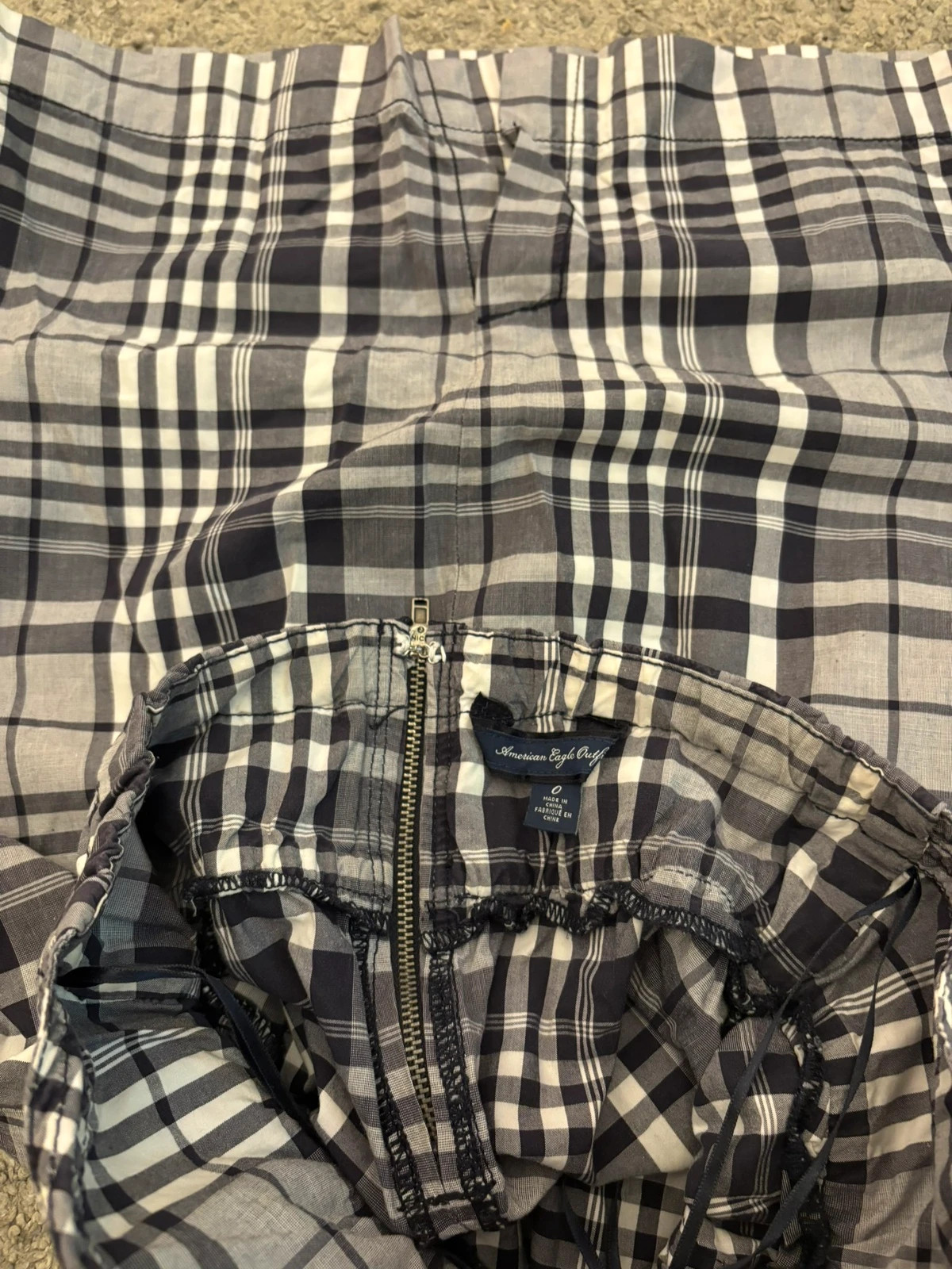 Vestido corto sin tirantes – American Eagle – taille XXXS / 30 / 2 3