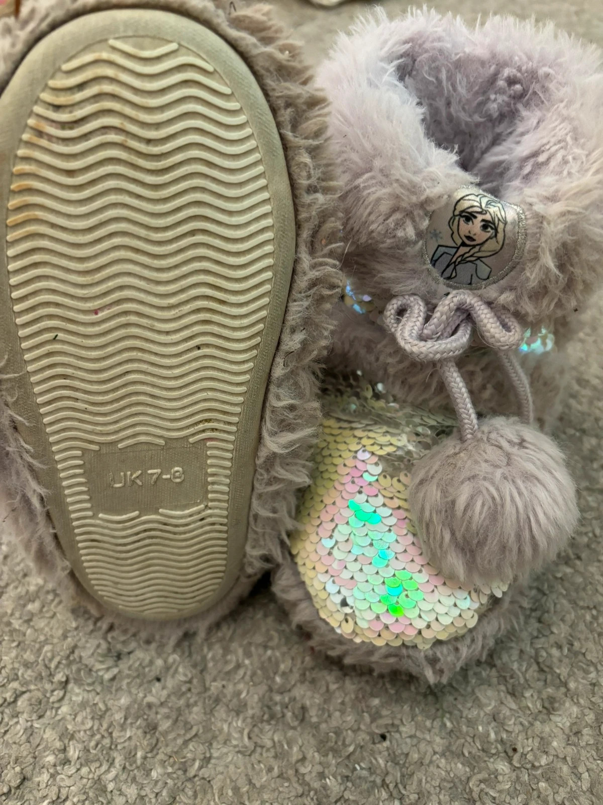 Pantuflas de Frozen para niña – Disney – taille 24 2