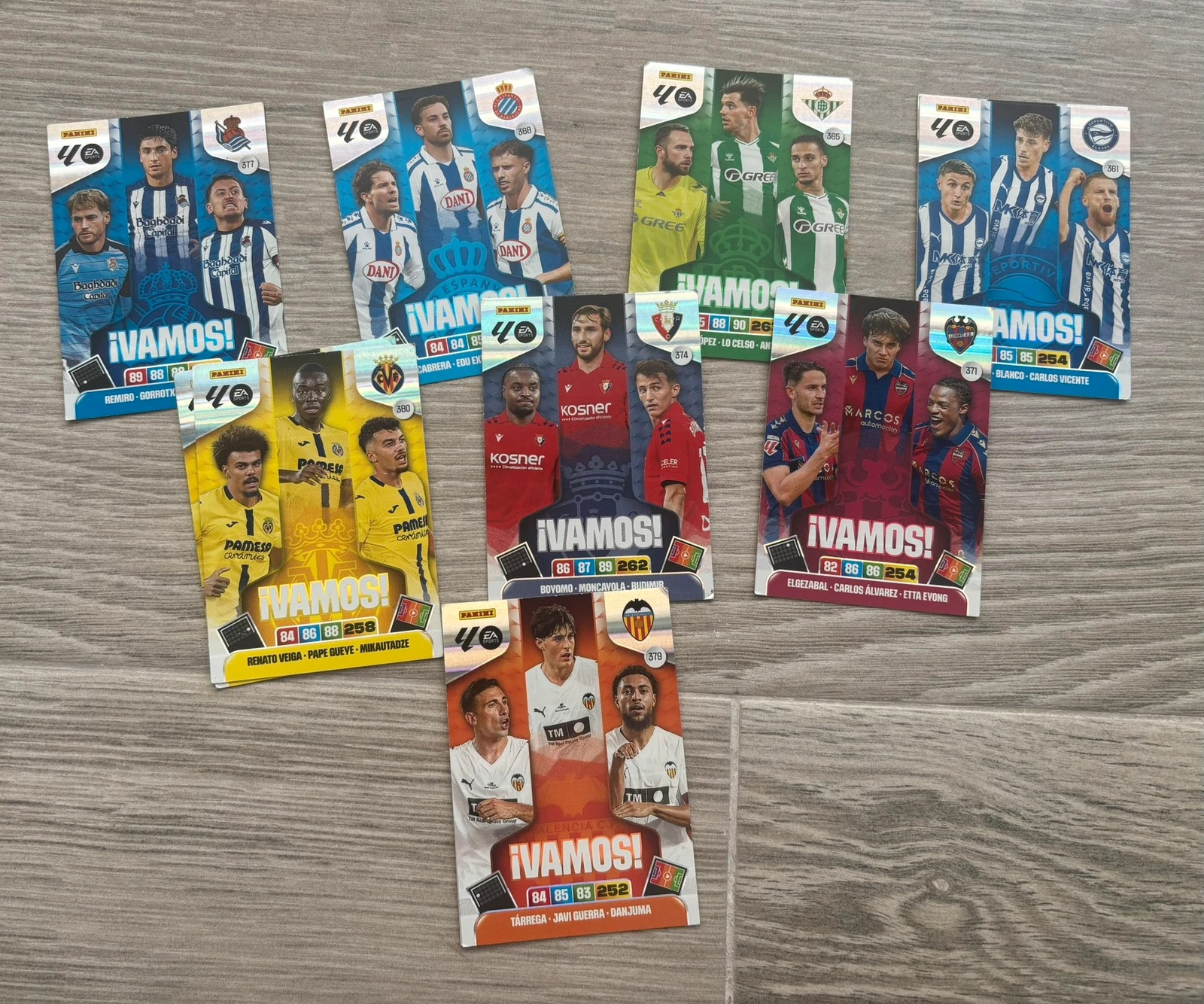 Cromos de la colección Panini Adrenalyn XL 2025-2026 – Adrenalyn 5