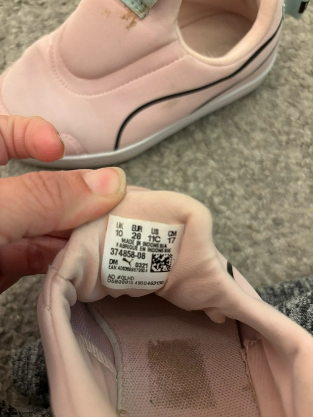 Zapatillas deportivas para niñas – Puma – taille 28 4