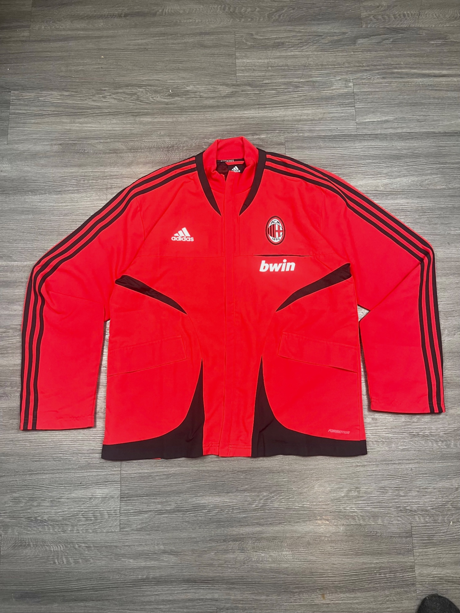 Veste Entraînement AC Milan x Adidas Vintage (2007/2008) Bwin - Taille L