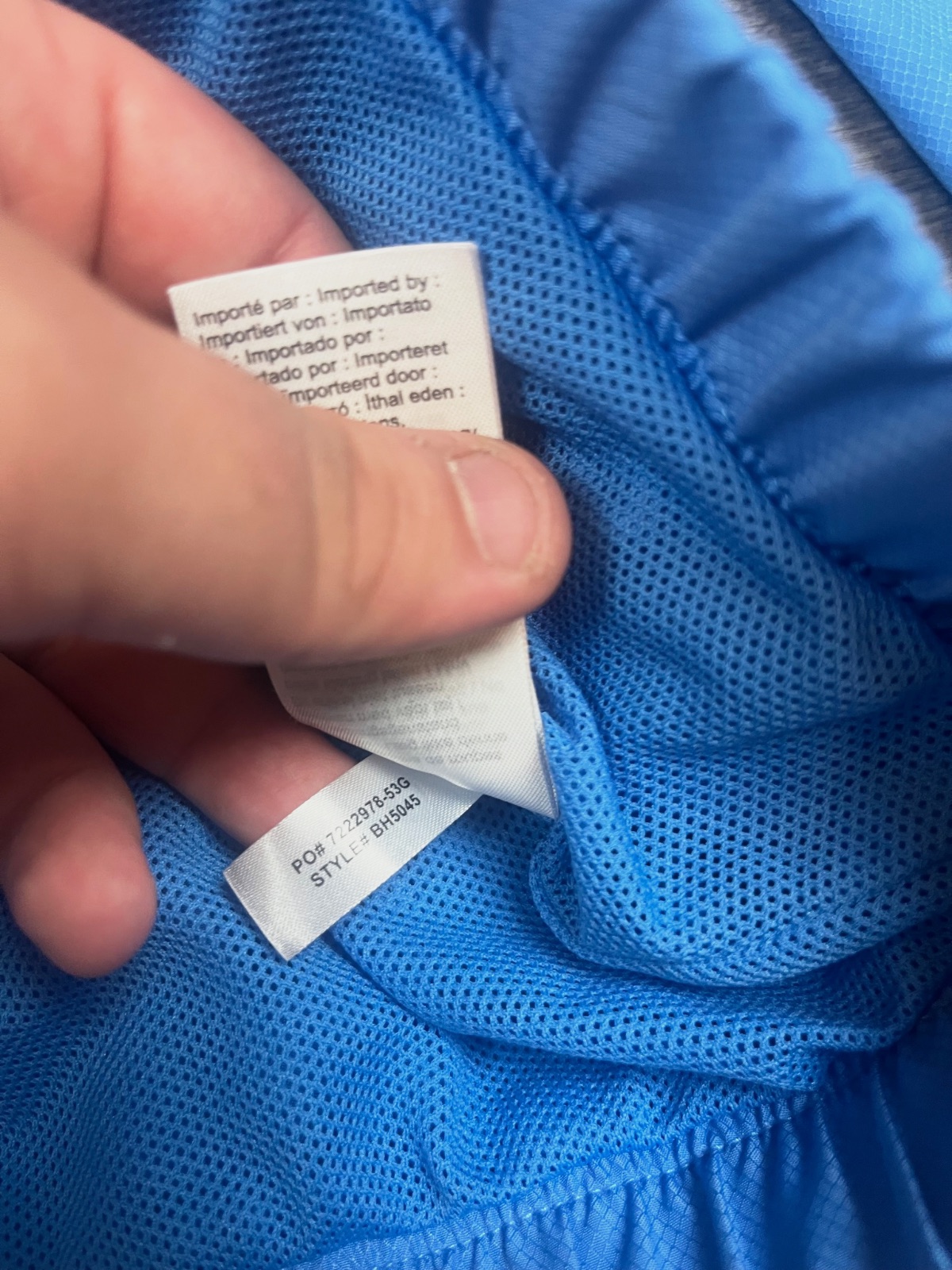 Veste coupe-vent à capuche Lacoste Sport - Bleu & Rouge - Taille M (FR 50)  – Lacoste – taille M 8