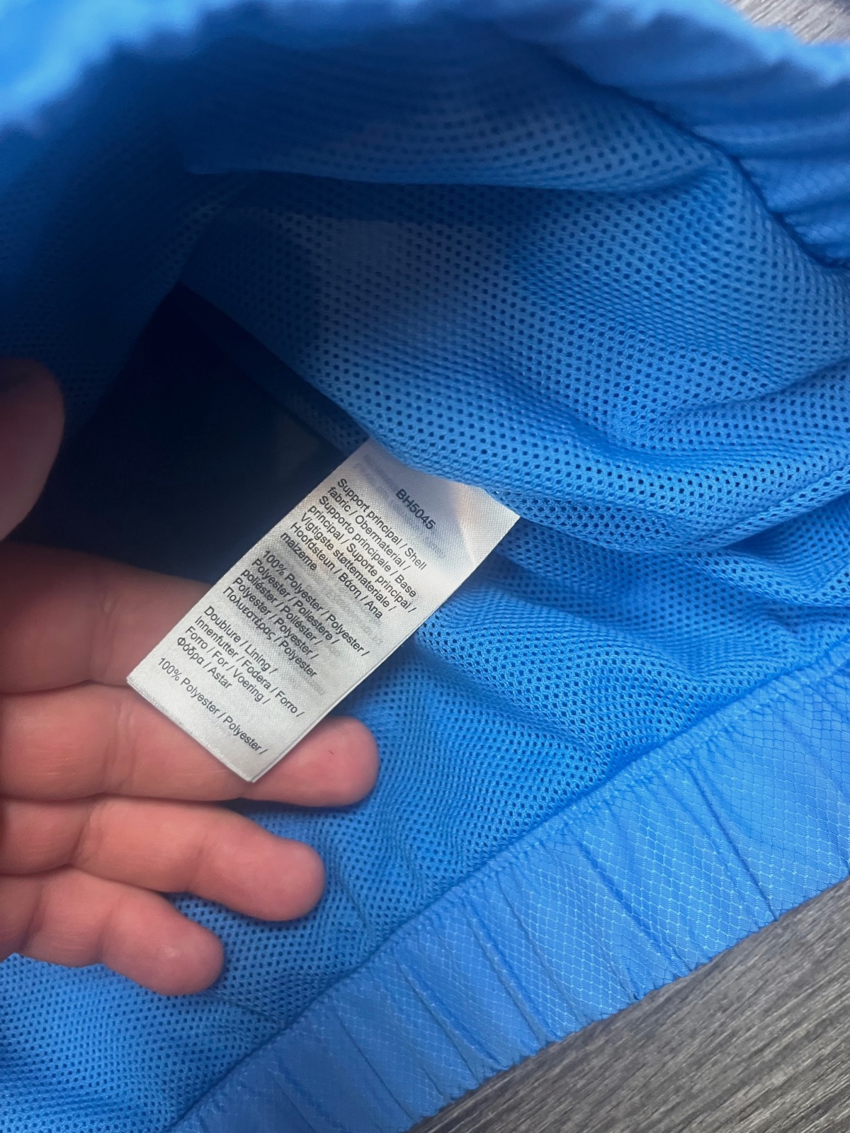 Veste coupe-vent à capuche Lacoste Sport - Bleu & Rouge - Taille M (FR 50)  – Lacoste – taille M 7