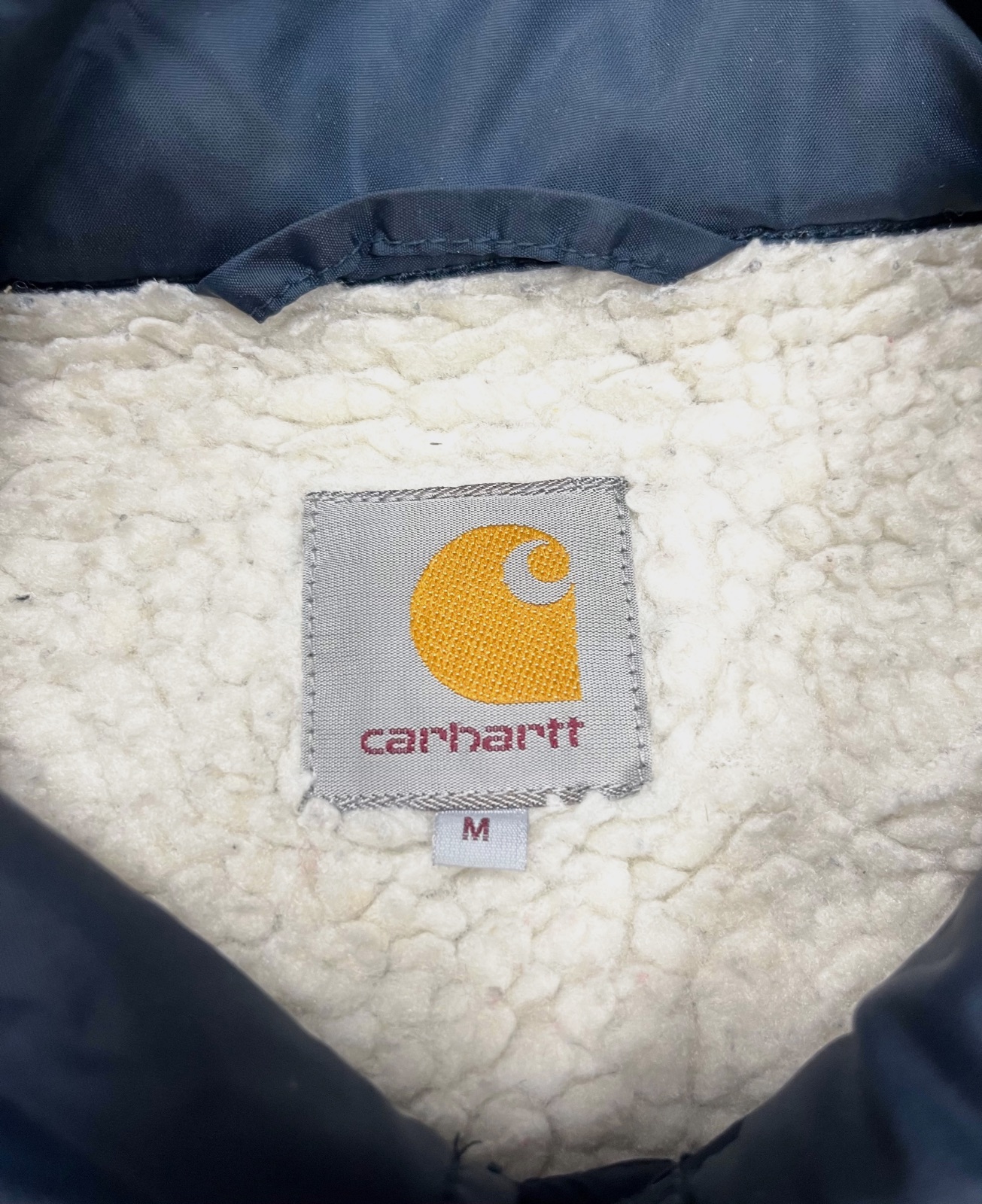 Veste Carhartt WIP Coach Jacket doublée moumoute / sherpa - Bleue Marine - M - – Carhartt – taille M 9