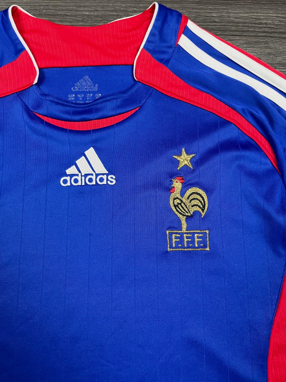 Maillot Équipe de France Domicile Vintage 2006 Coupe du Monde  - Adidas  – Adidas – taille S 2