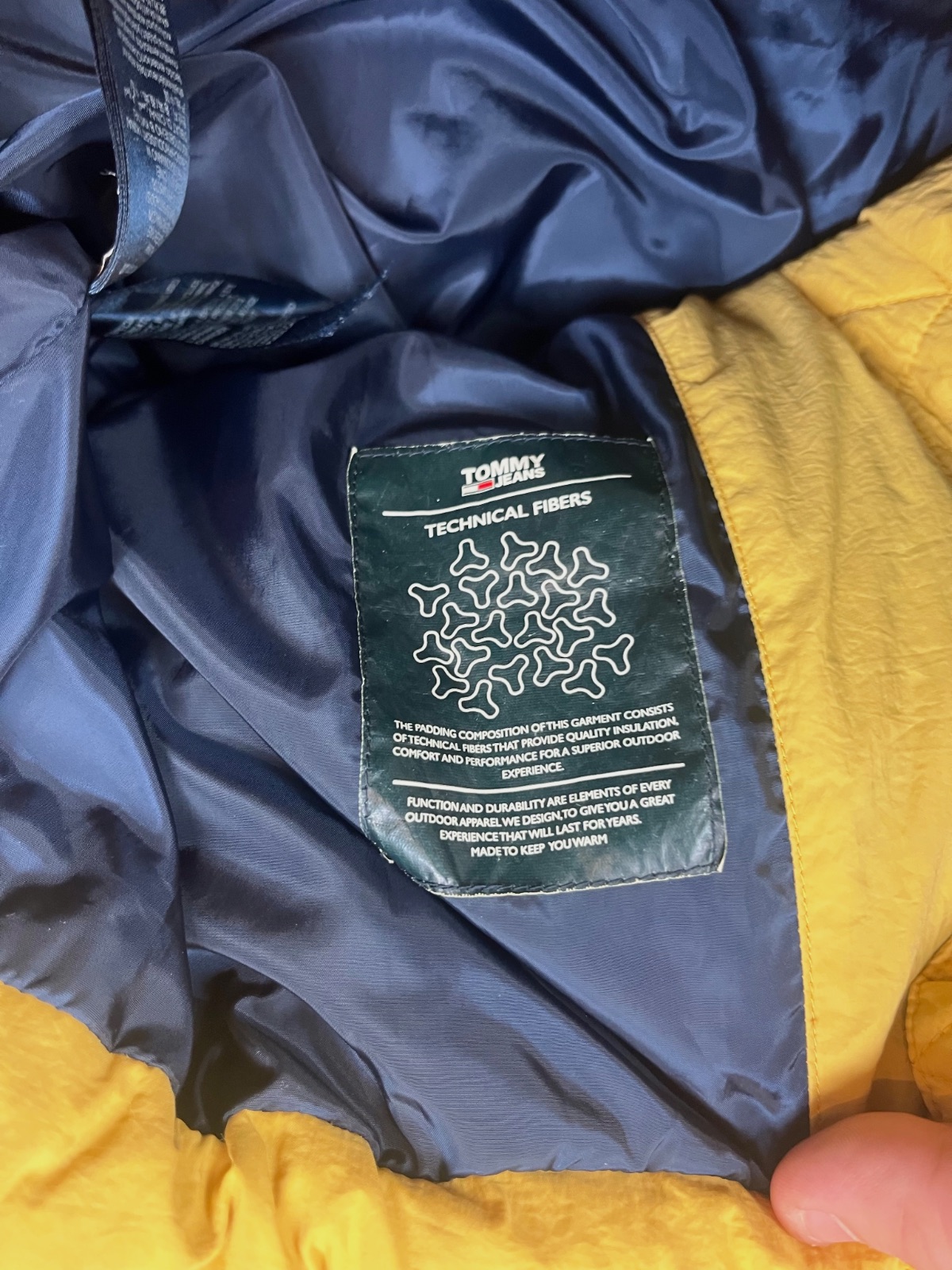 Veste Doudoune Tommy Hilfiger - Jaune - Taille M - – Tommy Hilfiger – taille M 9