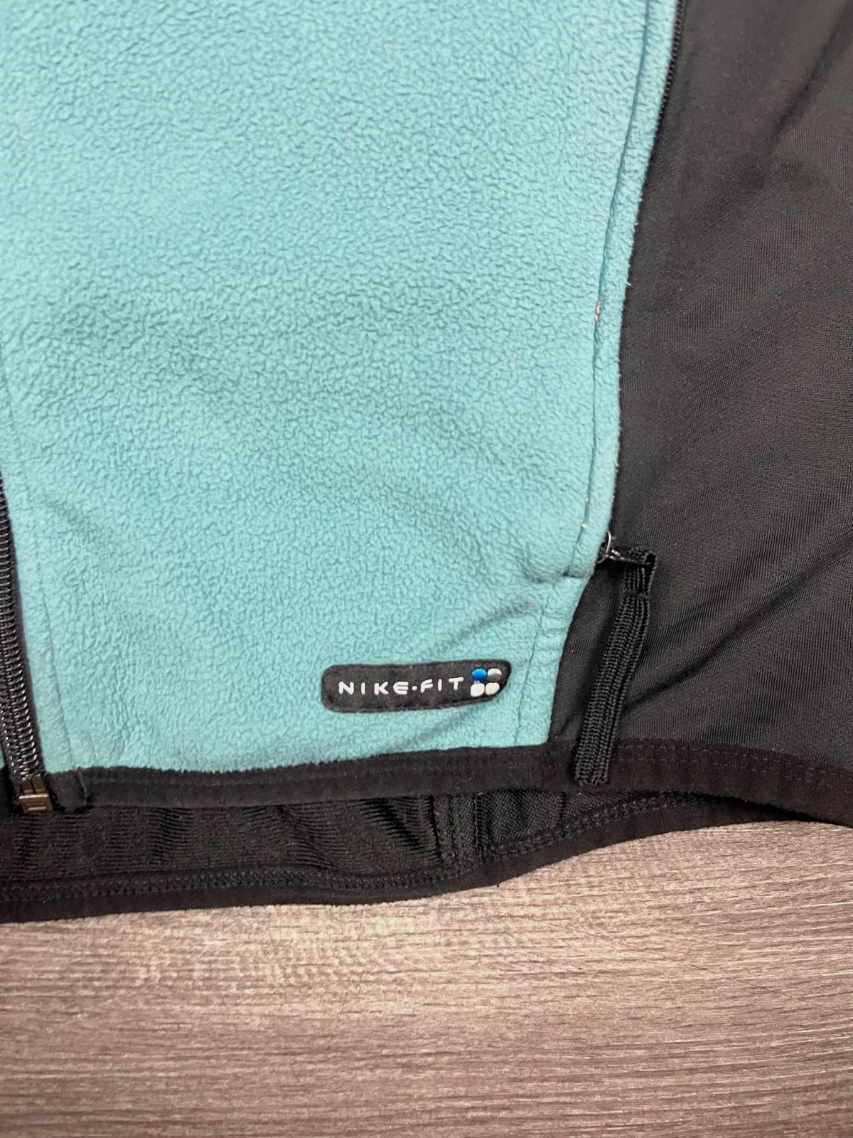 Veste Sans Manches Polaire Nike Vintage Y2K Nike Fit Bleu Vert/Noir /L/ – Nike – taille L 4