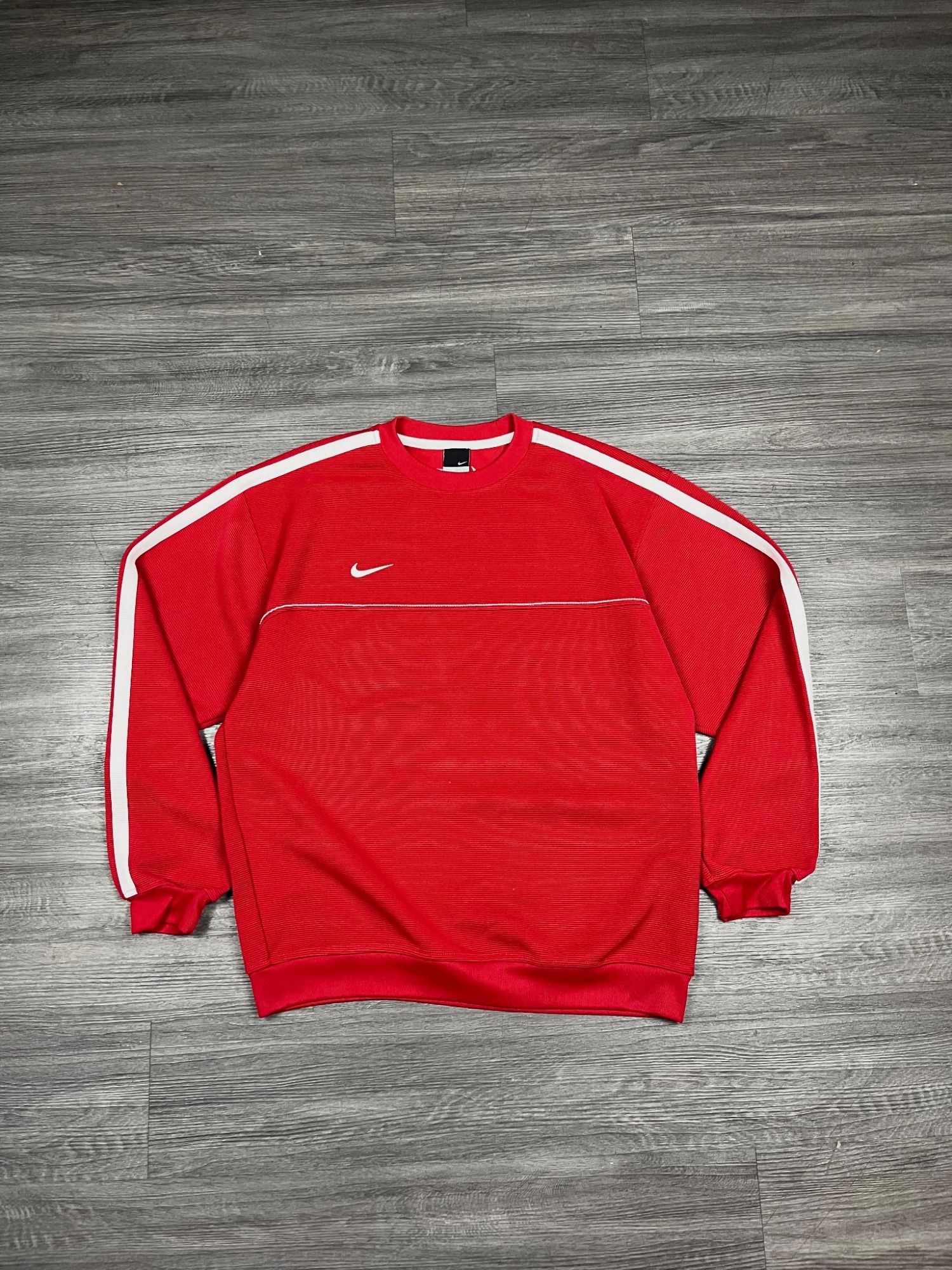 Sweat / Pull nike rouge vintage logo swoosh - Taille L
