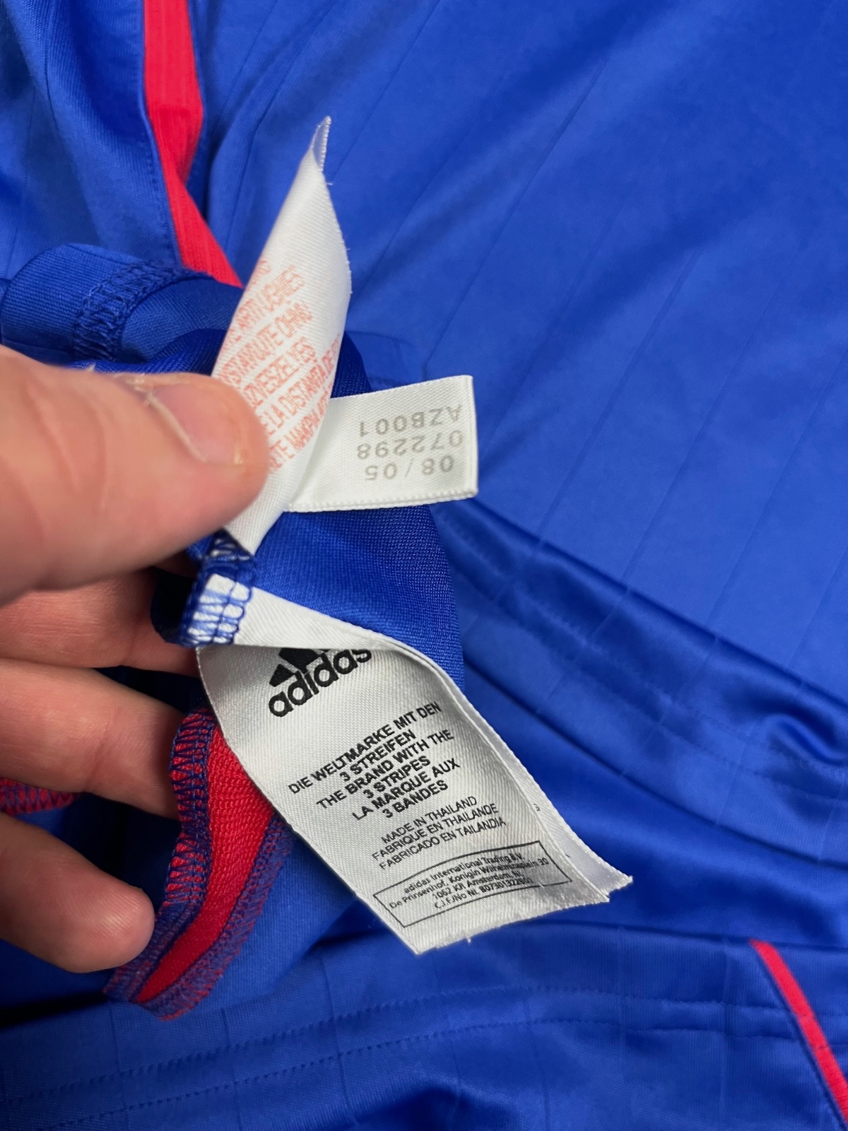 Maillot Équipe de France Domicile Vintage 2006 Coupe du Monde  - Adidas  – Adidas – taille S 8