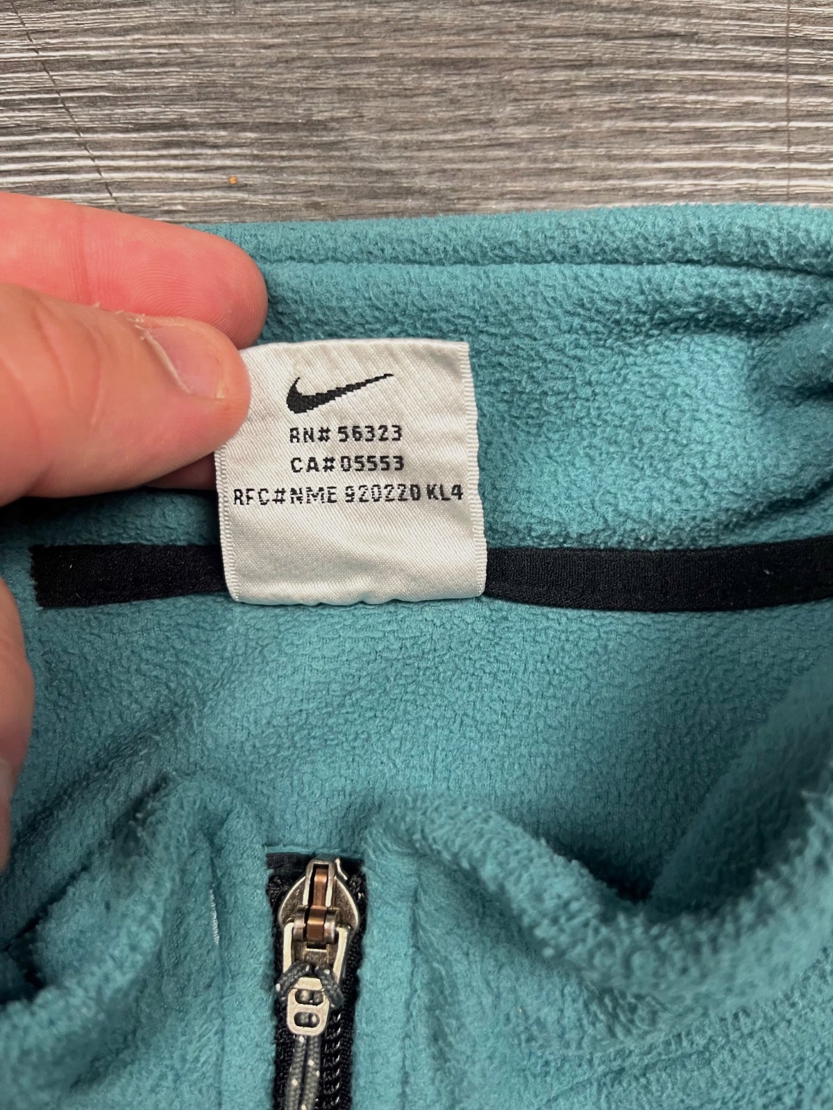 Veste Sans Manches Polaire Nike Vintage Y2K Nike Fit Bleu Vert/Noir /L/ – Nike – taille L 7