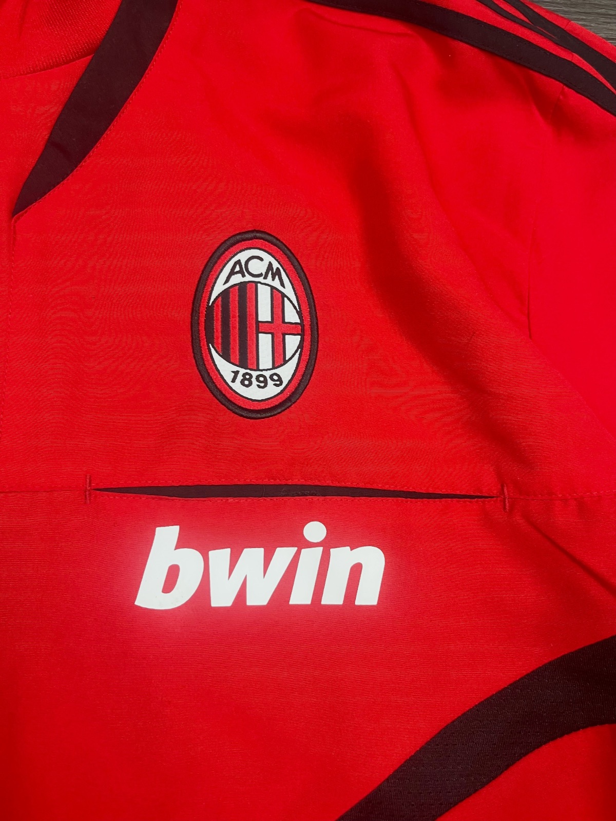 Veste Entraînement AC Milan x Adidas Vintage (2007/2008) Bwin - Taille L – Adidas – taille L 3
