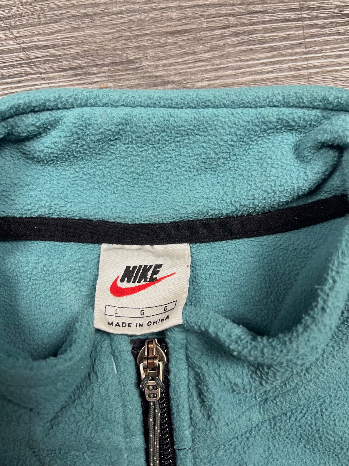 Veste Sans Manches Polaire Nike Vintage Y2K Nike Fit Bleu Vert/Noir /L/ – Nike – taille L 6