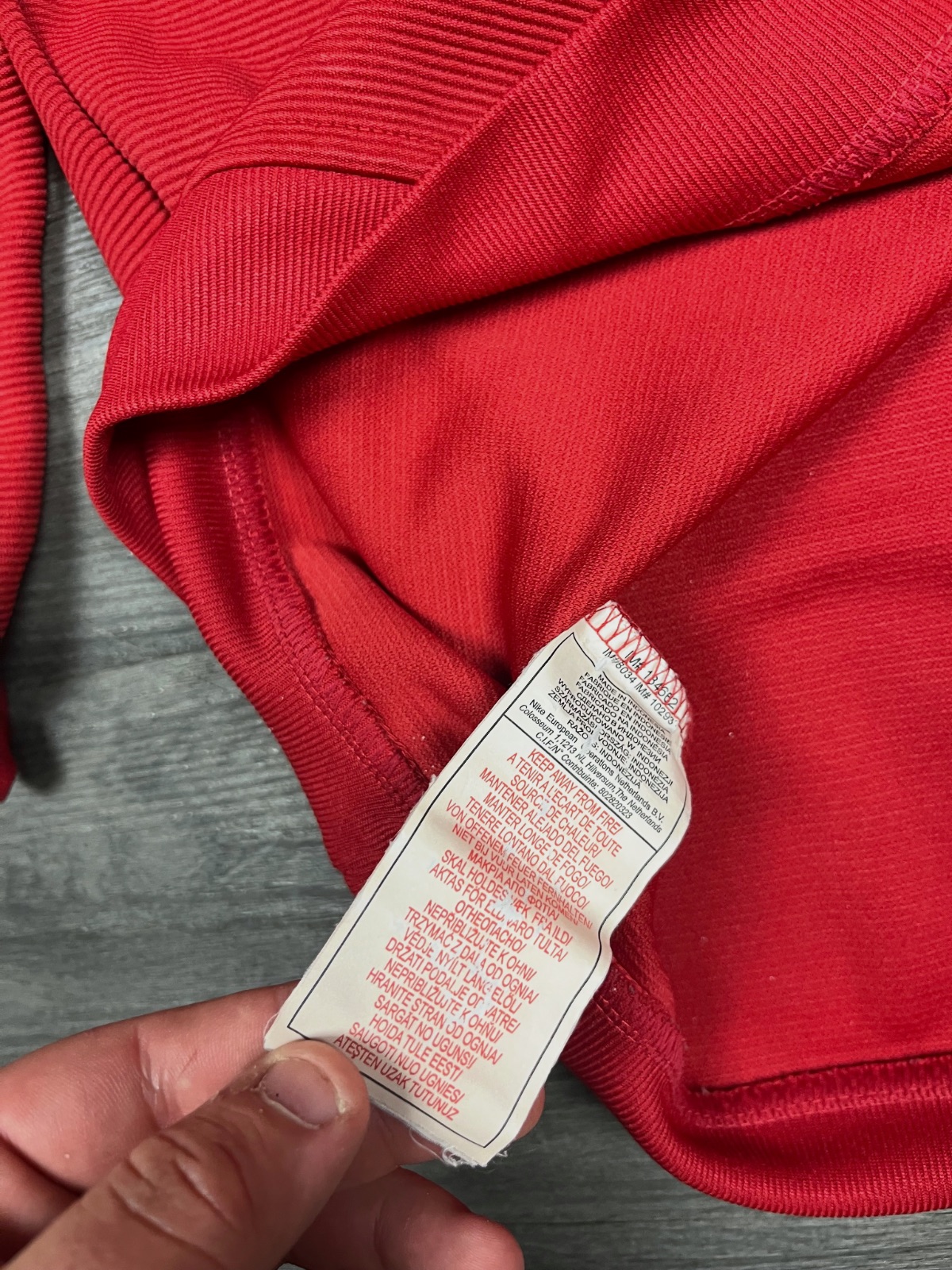 Sweat / Pull nike rouge vintage logo swoosh - Taille L – Nike – taille L 6