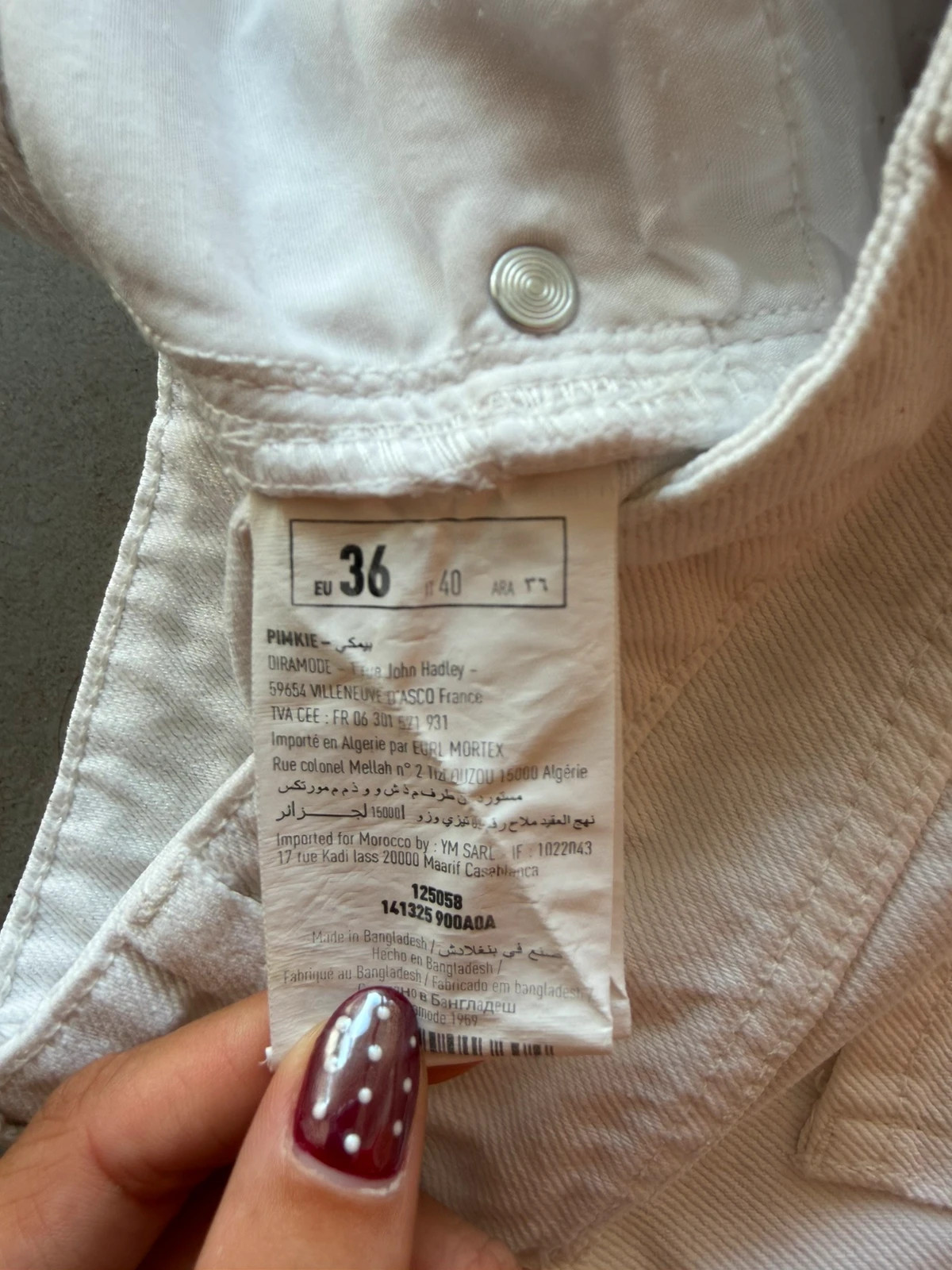 Pantalon blanc ZARA – Zara – taille S / 36 / 8 3