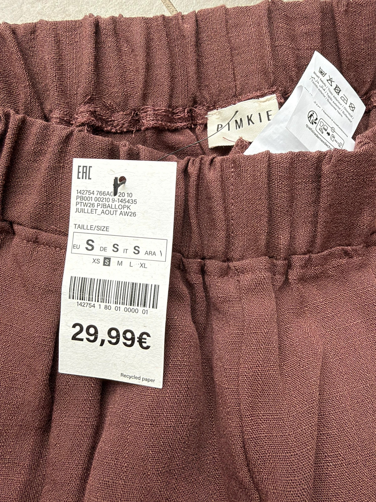 Pantalon marron – Pimkie – taille S / 36 / 8 2