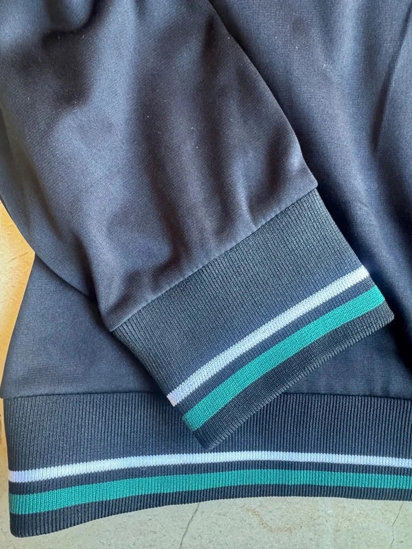 Sudadera Celtic FC retro 1/4 zip negra verde Official Merchandise – Celtic – taille L 4