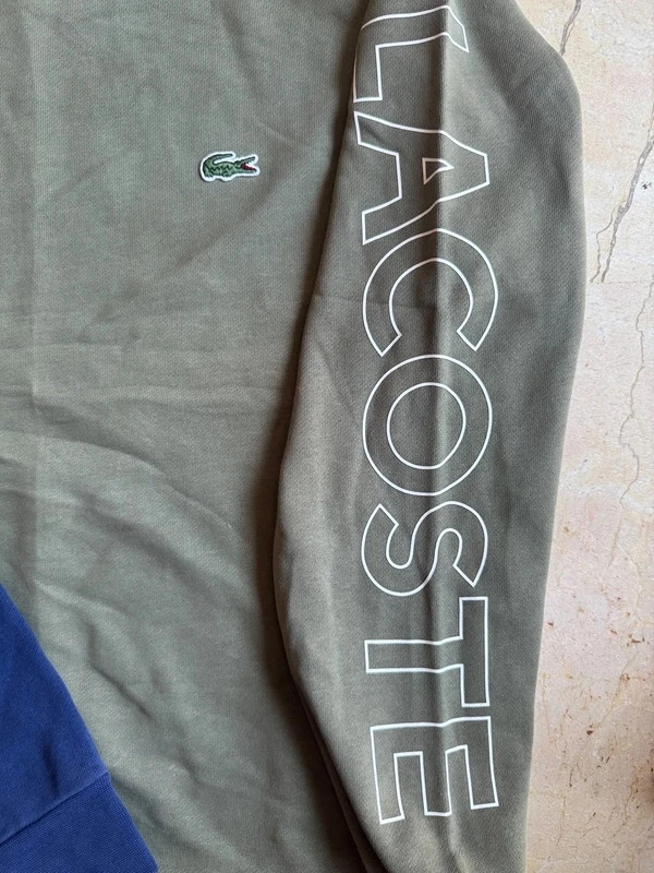 Sudadera Lacoste Sport Color Block Tricolor Logo Manga – XS FR 2 – Lacoste – taille XS 2