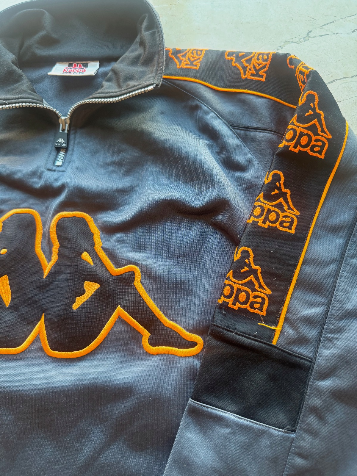 Chaqueta Kappa vintage XL half zip Banda Y2K logo grande bordado – Kappa – taille XL 3