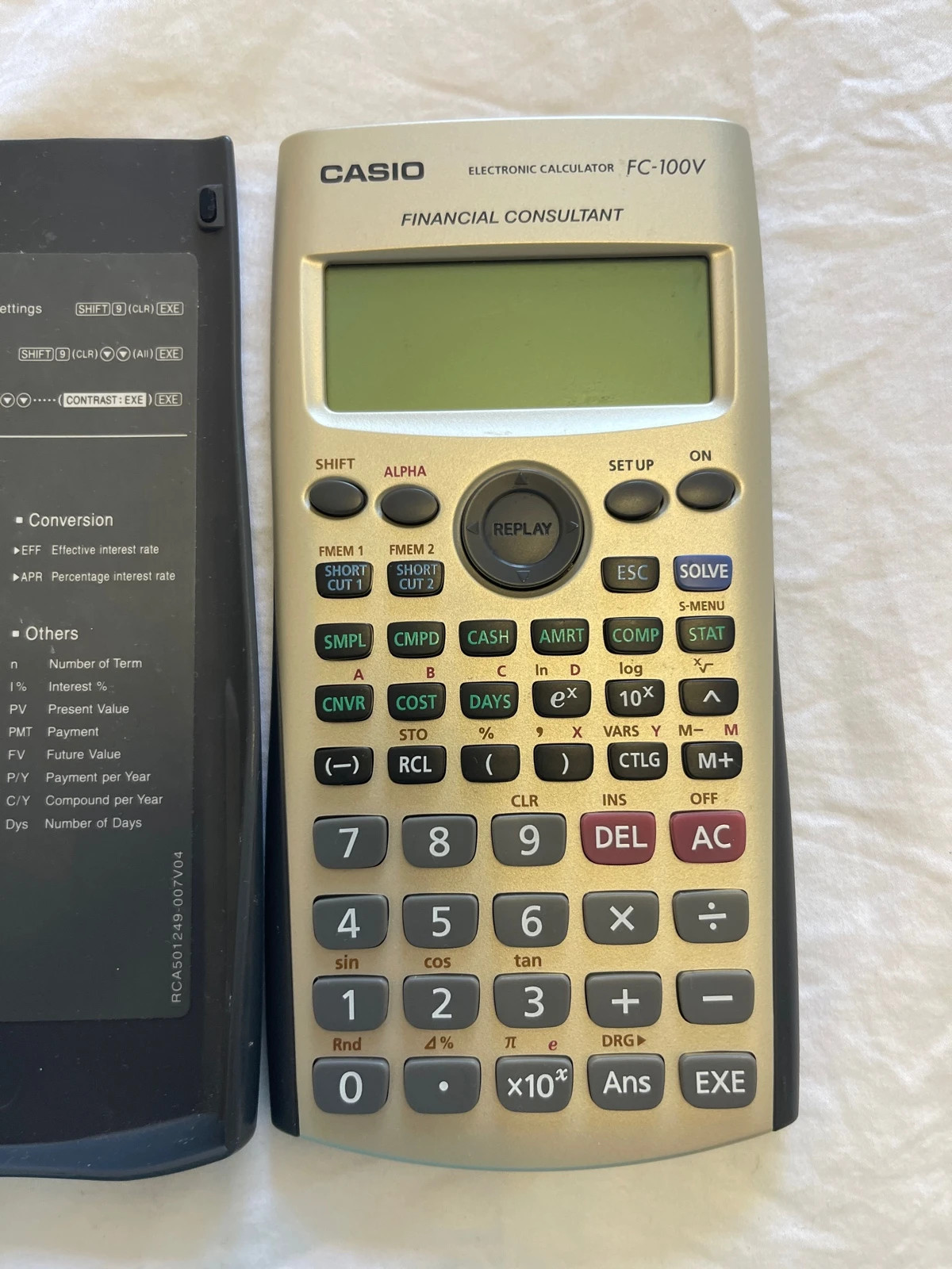 Calculadora financiera Casio FC-100V nueva – CASIO 2