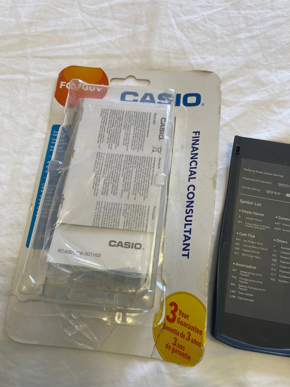 Calculadora financiera Casio FC-100V nueva – CASIO 4