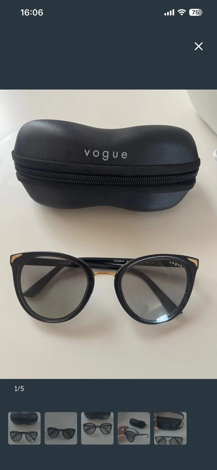 Gafas Vogue originales con estuche – Vogue 3