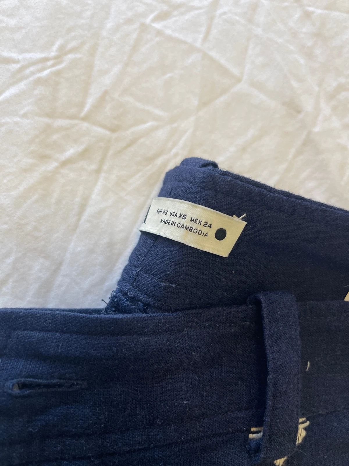 Pantalón ancho zara azul marino – Zara – taille XS / 34 / 6 2