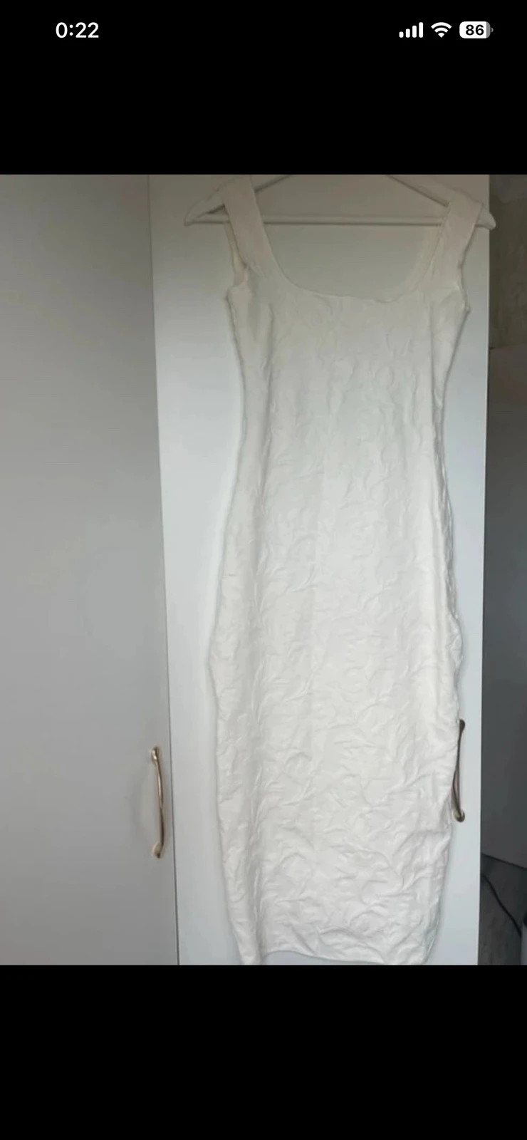 Vestido midi blanco Zara – Zara – taille S / 36 / 8 2
