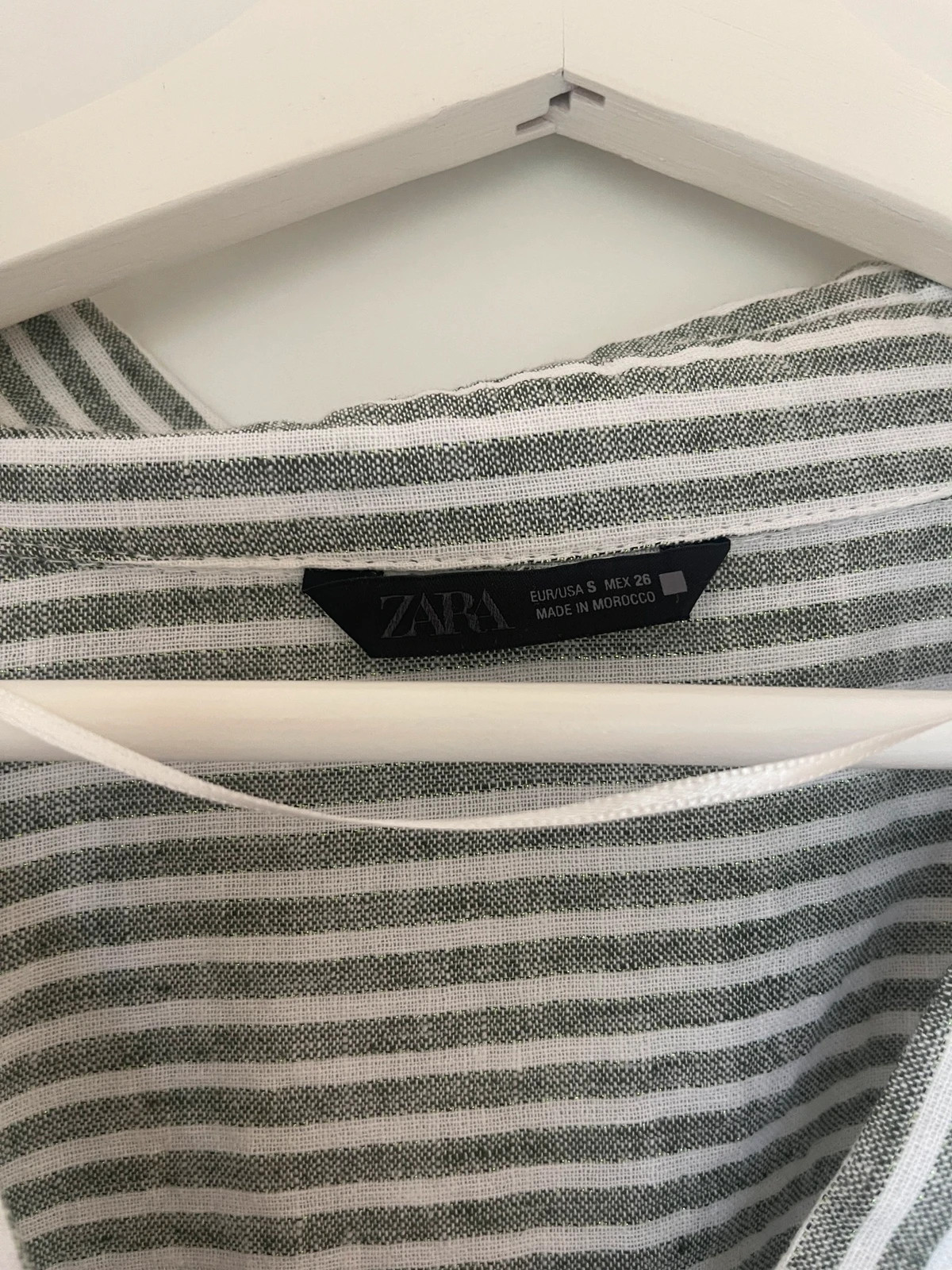 Blusa Zara talla S rayas verdes – Zara – taille S / 36 / 8 5