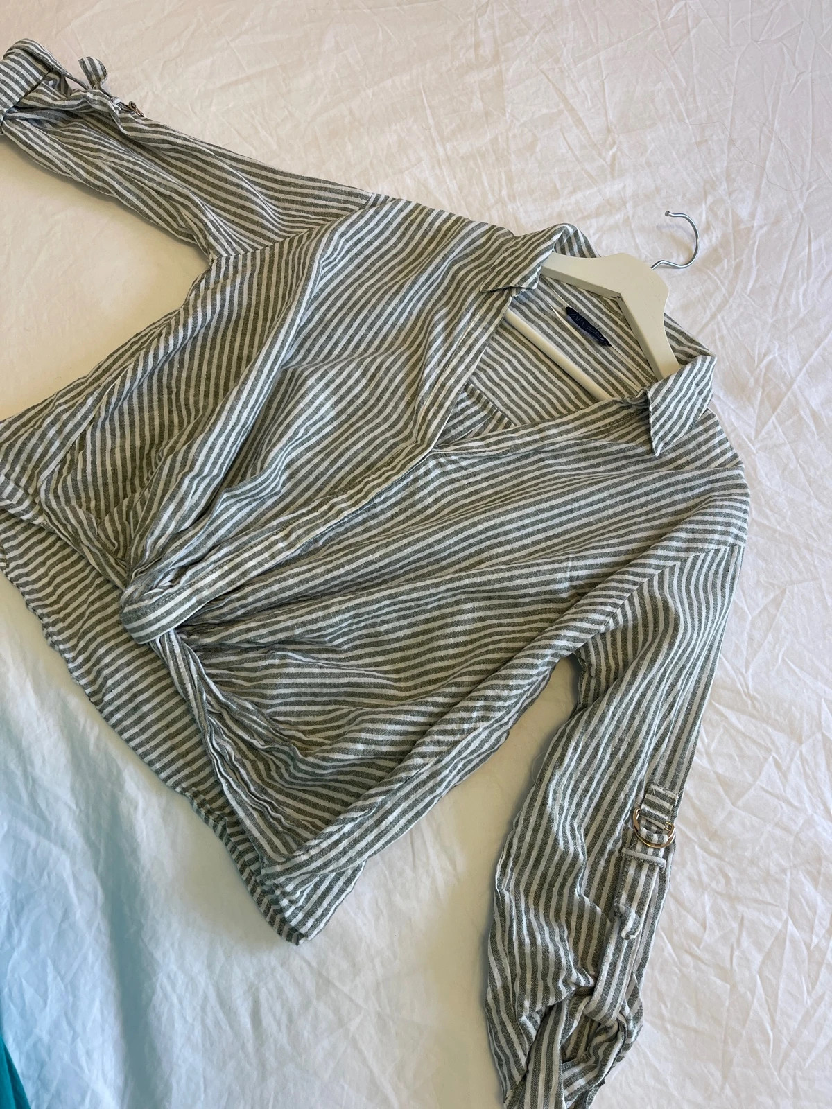 Blusa Zara de rayas blanco y verde – Zara – taille S / 36 / 8 2