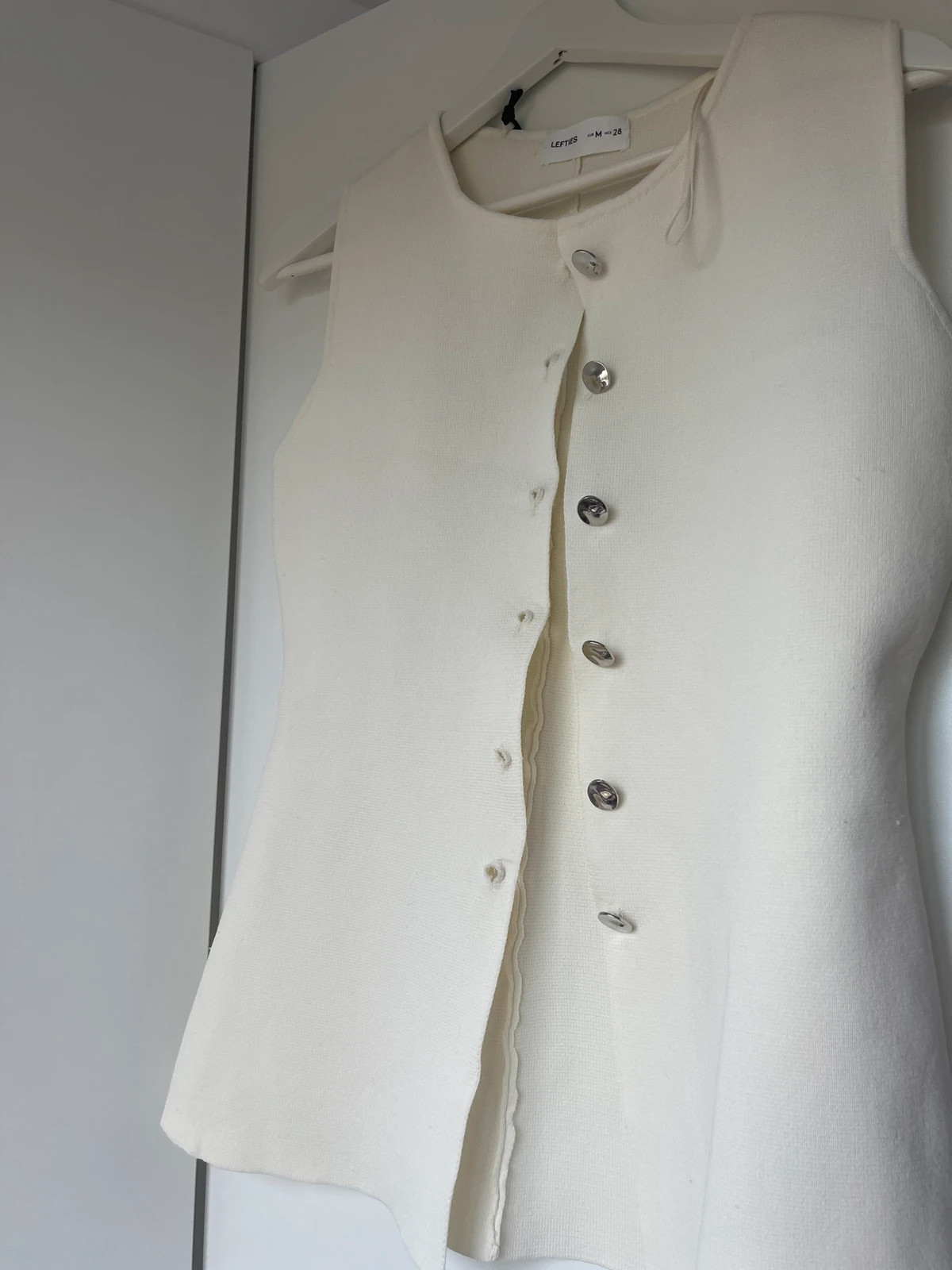 Chaleco blanco talla M nuevo – Lefties – taille M / 38 / 10 3