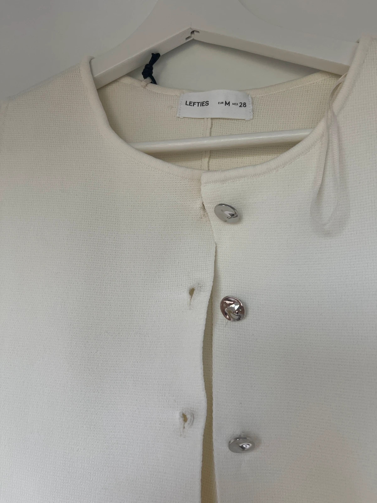 Chaleco blanco talla M nuevo – Lefties – taille M / 38 / 10 4