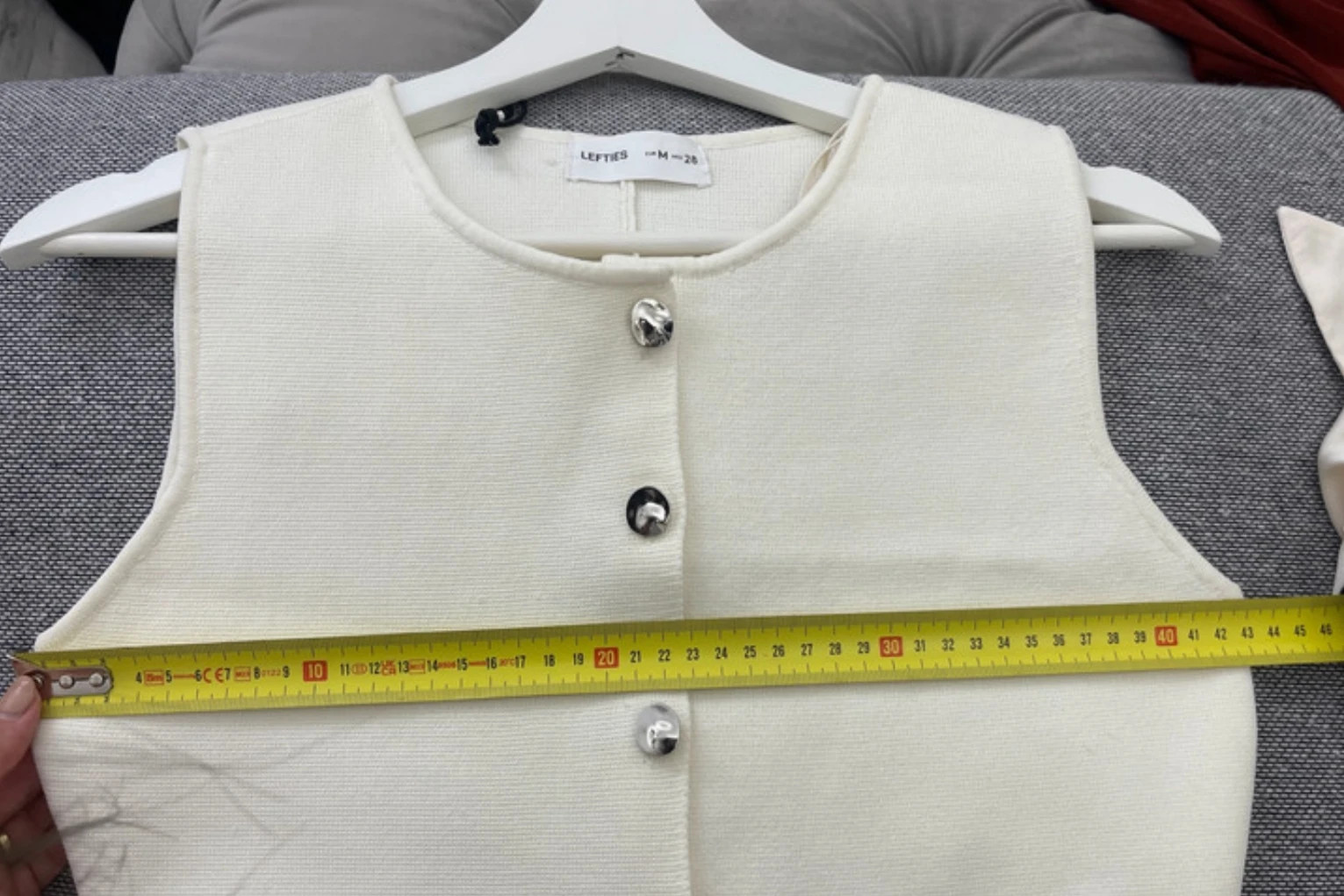 Chaleco blanco talla M nuevo – Lefties – taille M / 38 / 10 5