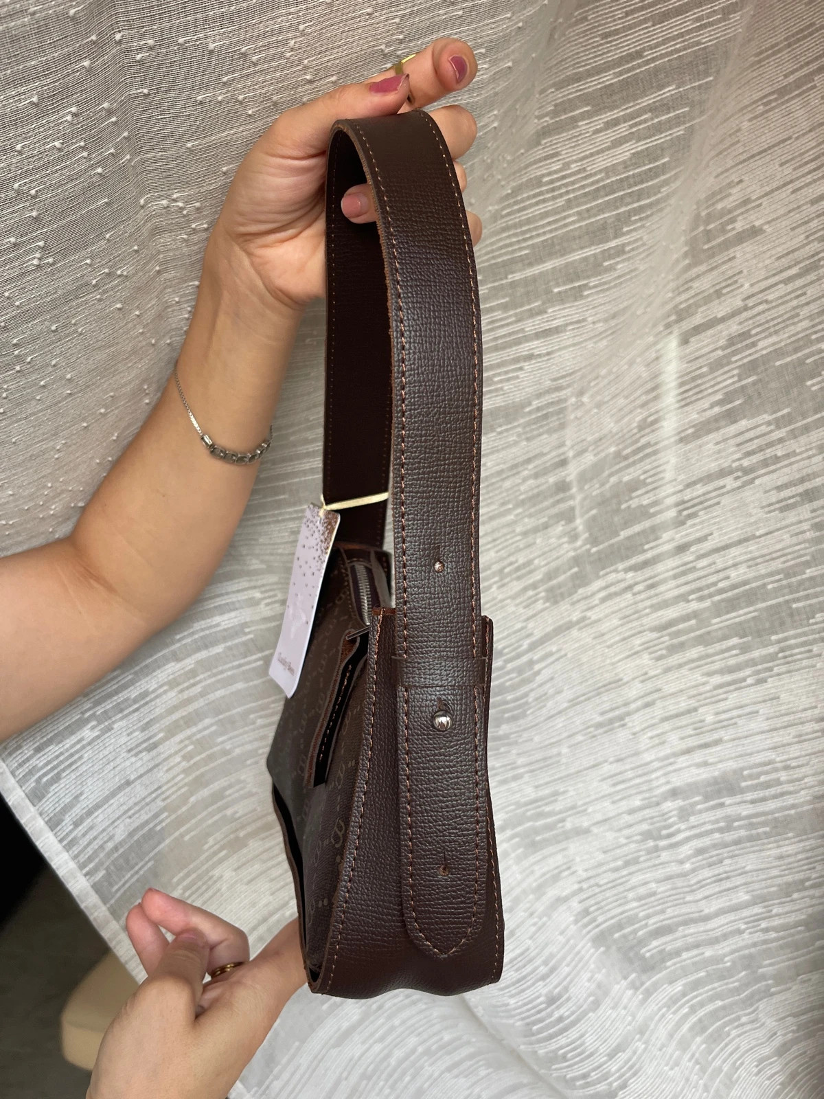 Bolso de hombro marrón elegante – Lucky Bees 5