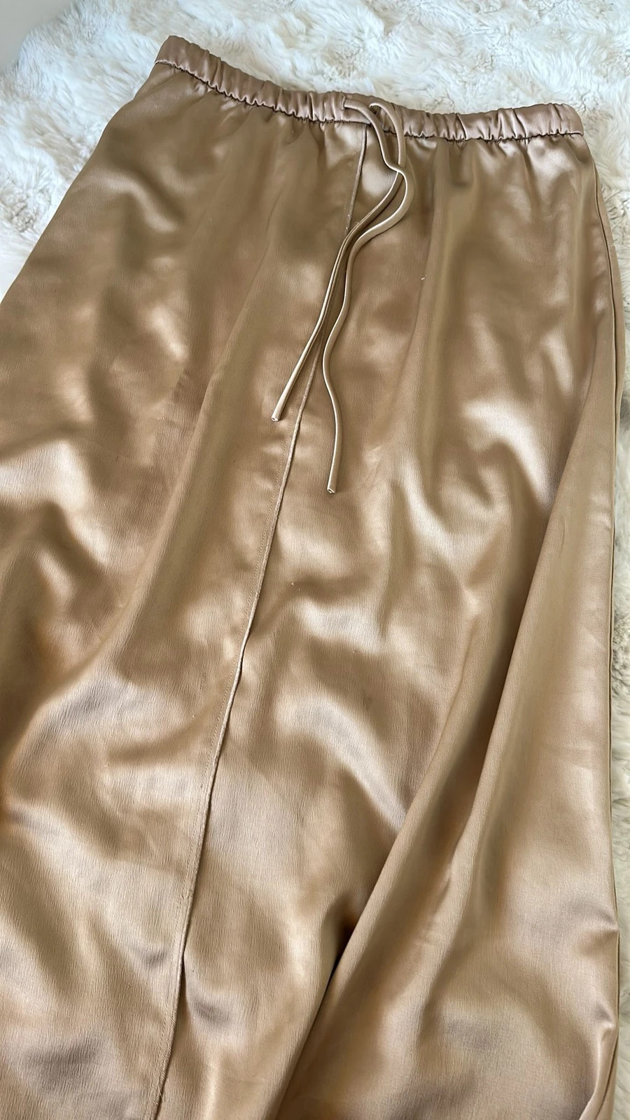 Falda color Camel talla M de Mango – Mango – taille M / 38 / 10 2