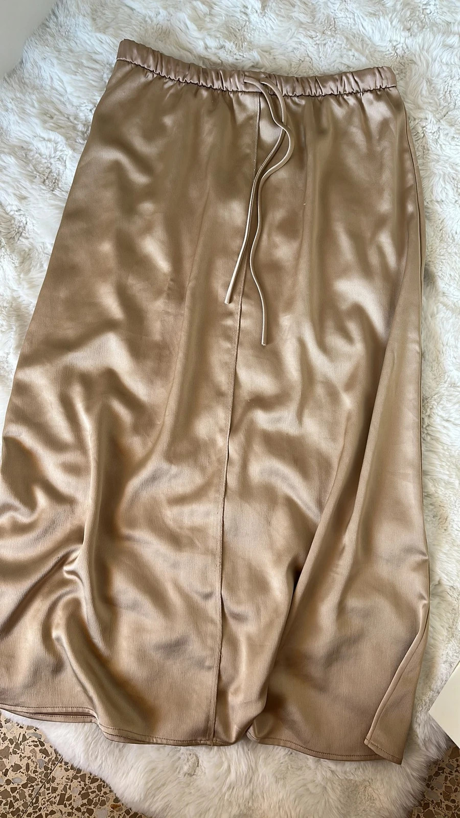 Falda color Camel talla M de Mango – Mango – taille M / 38 / 10 3