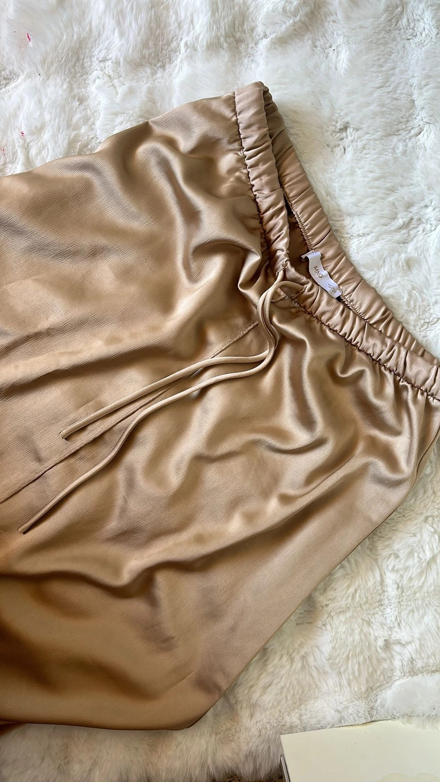 Falda color Camel talla M de Mango – Mango – taille M / 38 / 10 4