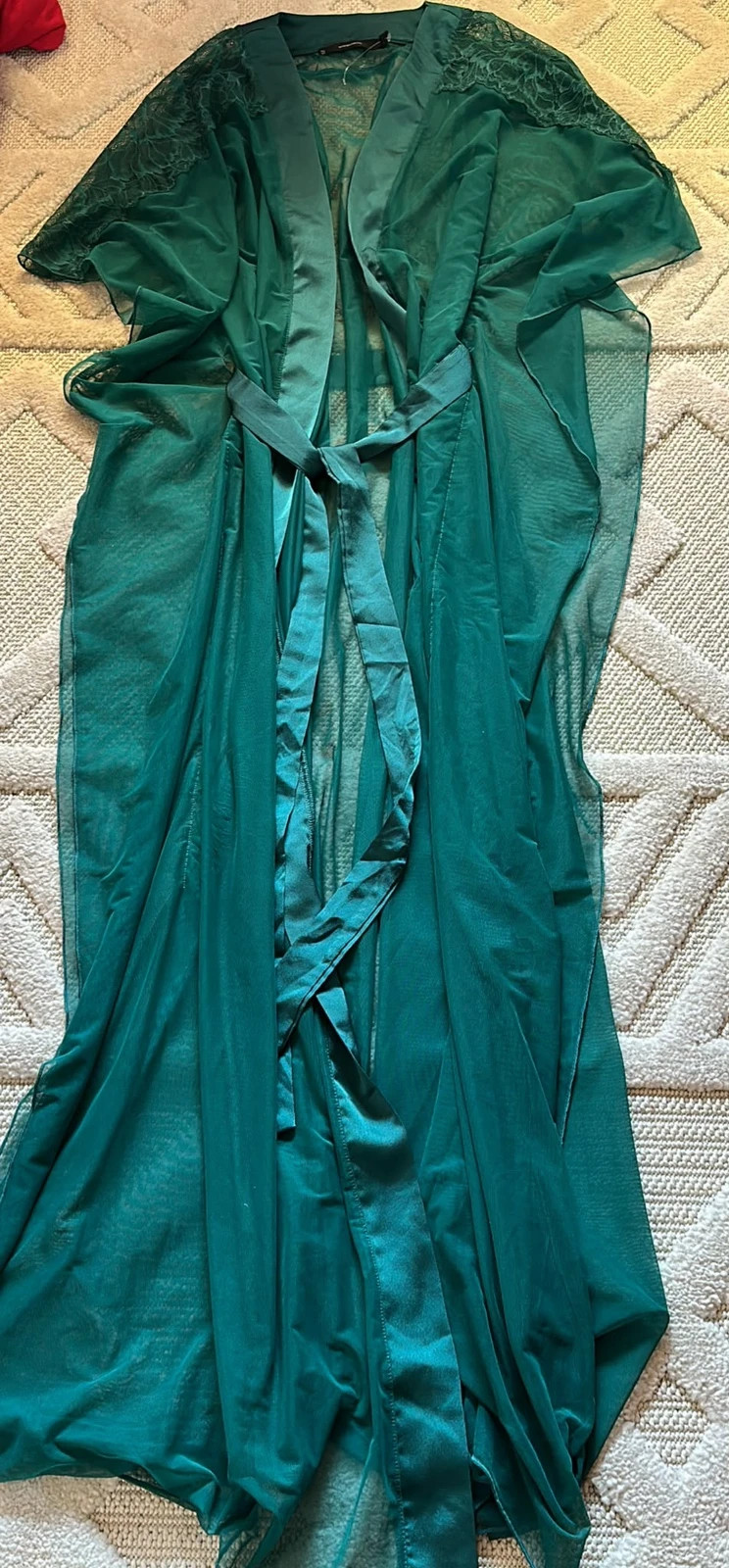 Bata muy elegante color verde talla M – Women'secret – taille M / 38 / 10 4