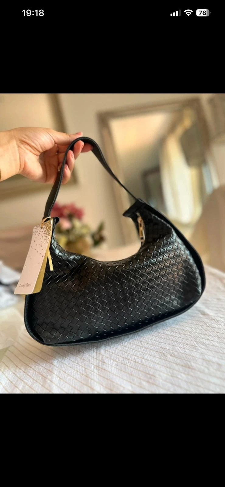 Bolso de hombro negro muy elegante! – Lucky Bees 5
