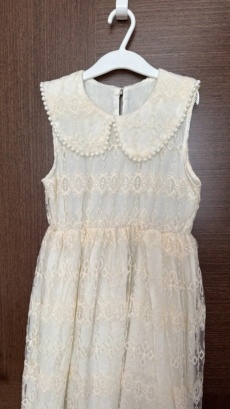 Vestido de niña color crema para eventos – taille 11 ans / 146 cm 3