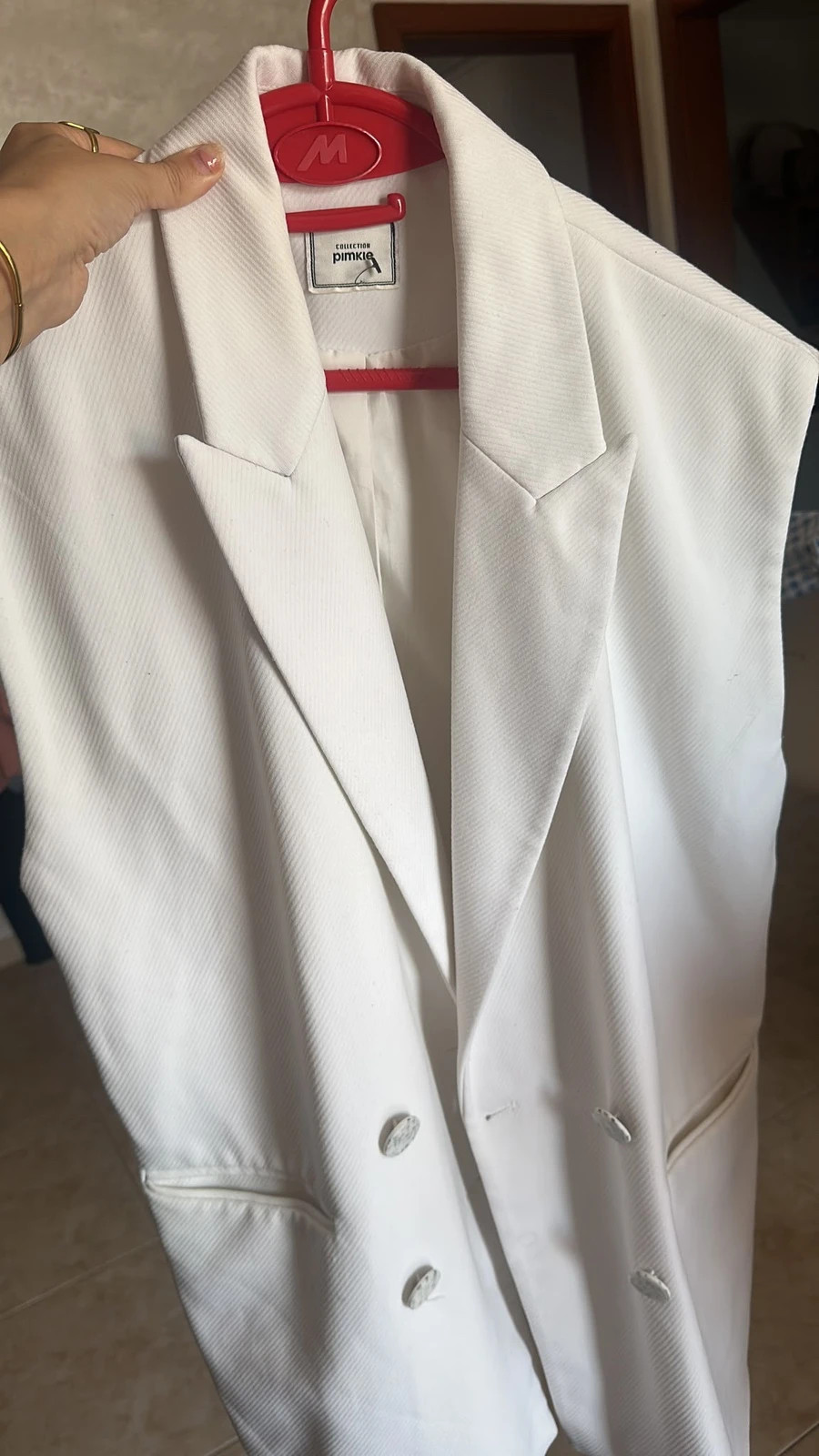 Blazer sin mangas talla M blanco – Pimkie – taille M / 38 / 10 4