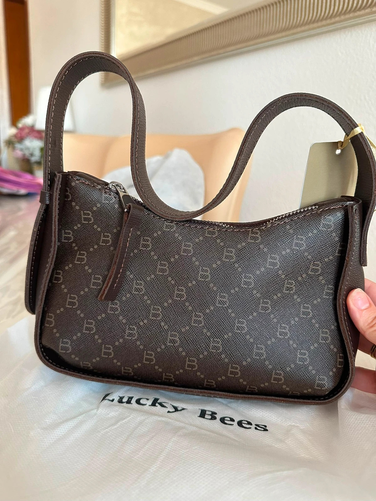 Bolso elegante marrón nuevo – Lucky Bees 4