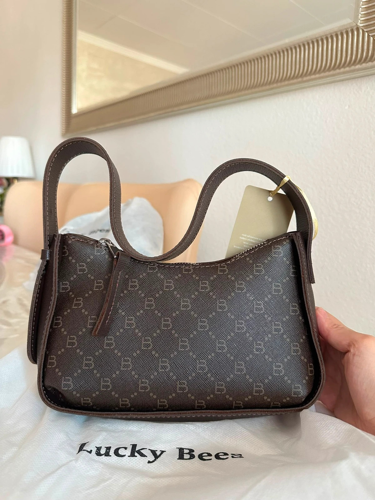 Bolso elegante marrón nuevo – Lucky Bees 2