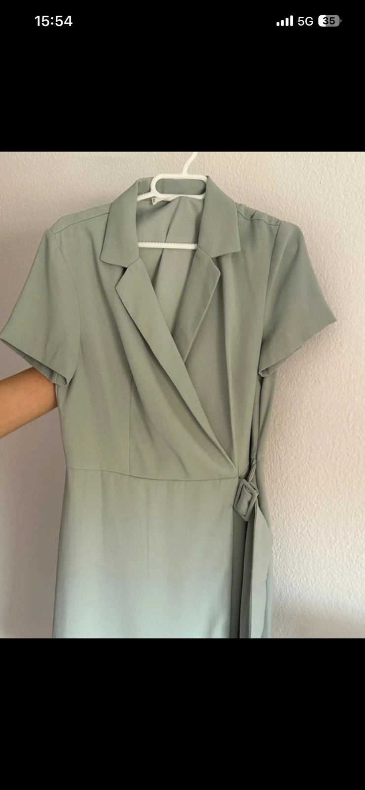 Vestido Mango verde salvia estilo blazer nuevo – Mango – taille M / 38 / 10 3