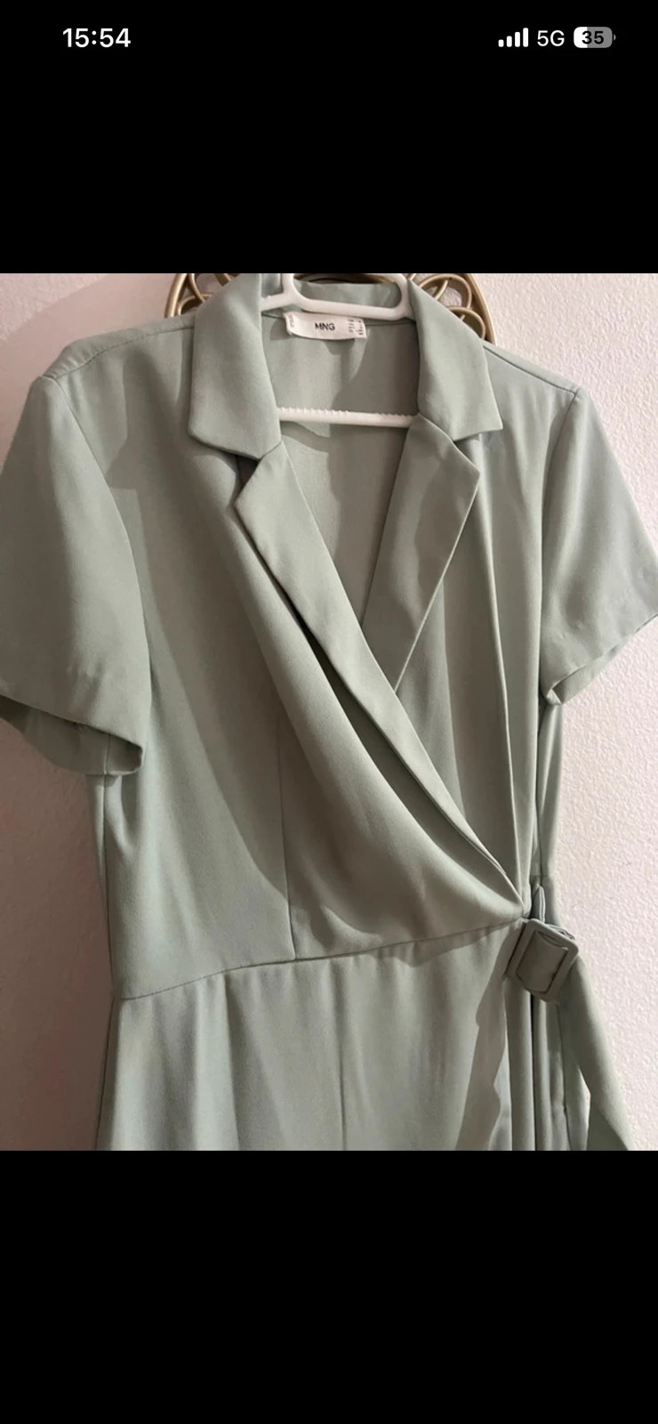 Vestido Mango verde salvia estilo blazer nuevo – Mango – taille M / 38 / 10 4