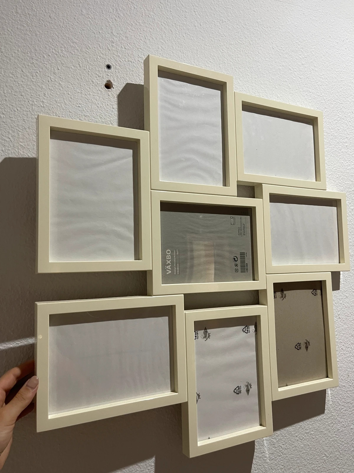 Cuadro blanco de 8 fotos 13x18cm – IKEA 2