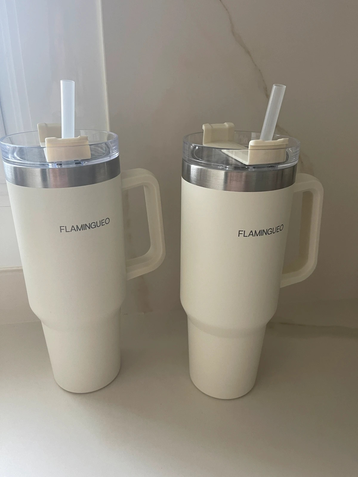 Termo Flamingueo nuevo a estrenar 1L color crema – Flamingueo 3