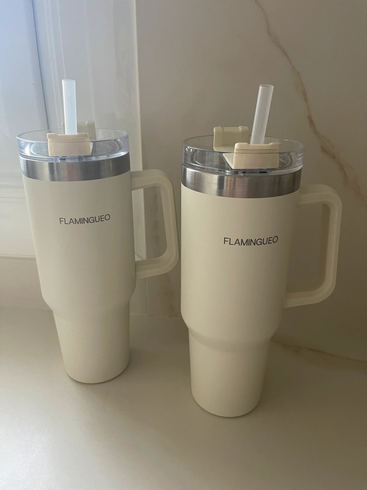 Termo Flamingueo nuevo a estrenar 1L color crema – Flamingueo 2